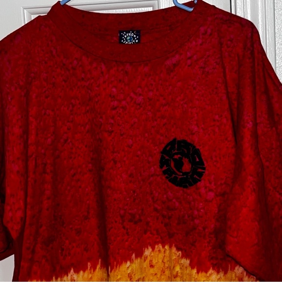 Pro Spirit Vintage T Shirt 1990's Tie Dye Surf Skate Beach Earth Logo Men’s 2X - Picture 2 of 4